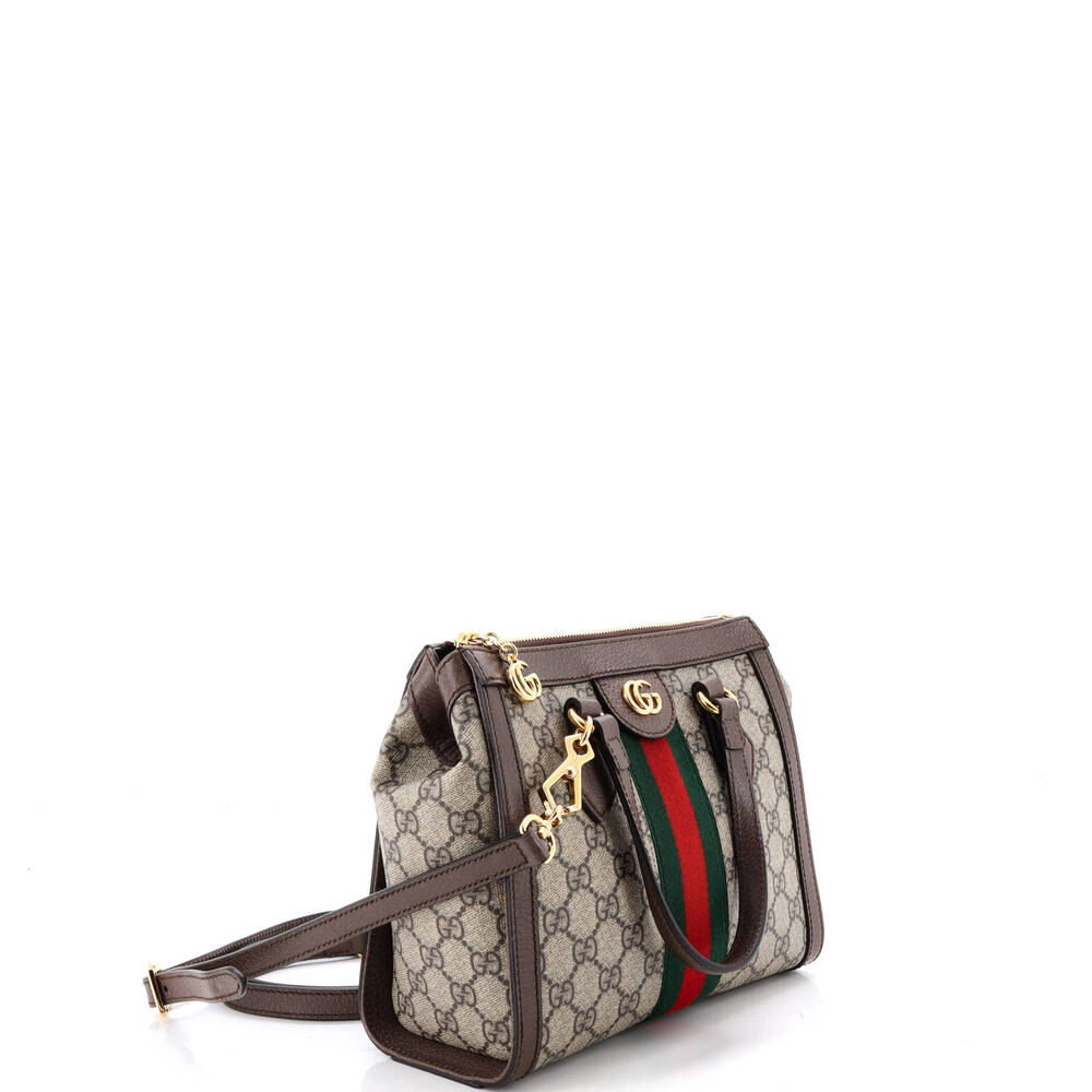 Gucci Ophidia Top Handle Tote Gg Coated #250980G17B - Picture 2 of 7